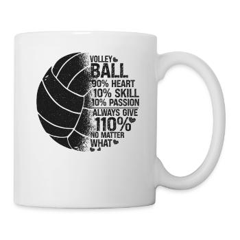 Volleyball Player Team Volleyball - Mug - white - Right
