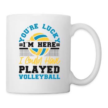 Volleyball Player Team You're - Mug - white - Right