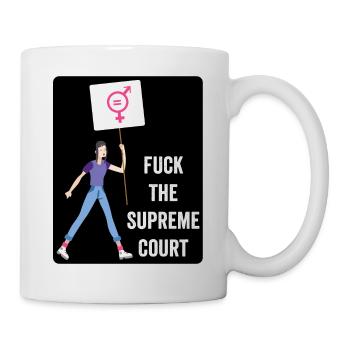 Roe V Wade Droits des femmes Pro choix - Mug blanc - blanc - Droite