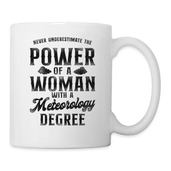 Météorologue Prévisions météorologiques - Mug blanc - blanc - Droite