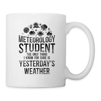 Météorologue Prévisions météorologiques - Mug blanc - blanc - Droite