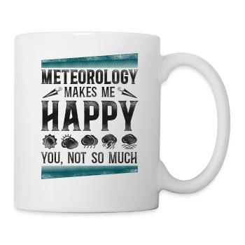 Météorologue Prévisions météorologiques - Mug blanc - blanc - Droite