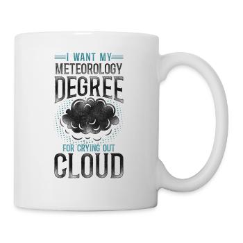 Météorologue Prévisions météorologiques - Mug blanc - blanc - Droite