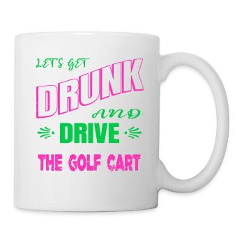 funny animals golfapparel quote golf swing funny - Mug - white - Right