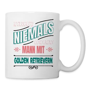 großpapa lieblingshund lustig geburt pfote welpe - Tasse - Weiß - Rechts
