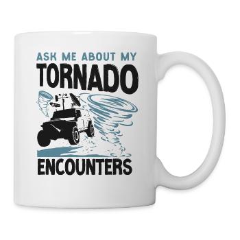 Storm Chaser Hurricane Meteorology - Tasse - Weiß - Rechts