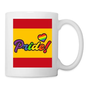 Fierté gaie - Mug blanc - blanc - Droite