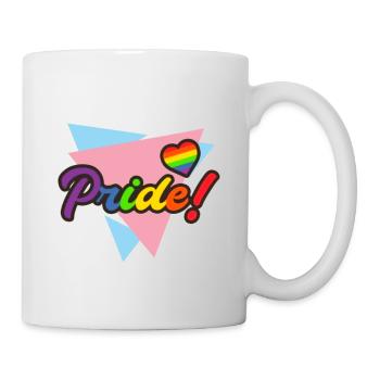 Trans Stolz - Tasse - Weiß - Rechts
