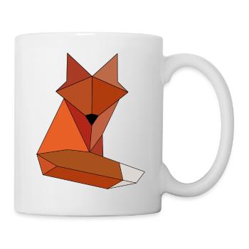 Fuchs geometric - Mug - white - Right