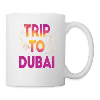 Voyage à Dubaï - Mug blanc - blanc - Droite