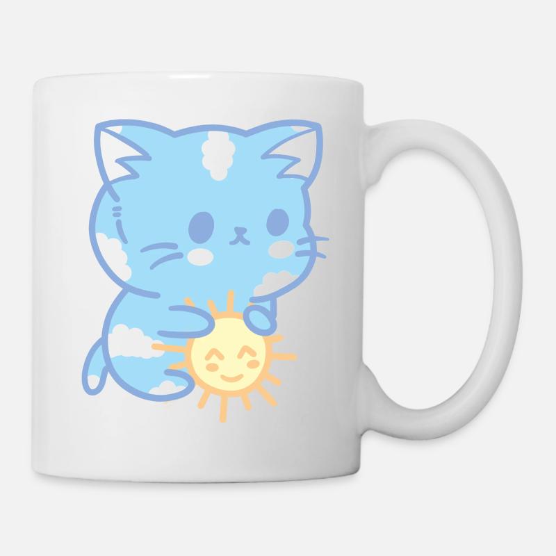 Chat du ciel - Mug blanc - blanc