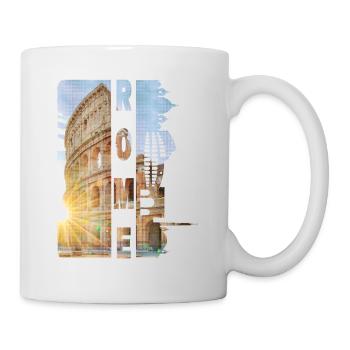Rome Rome Italie Ville Skyline Accueil Amour - Mug blanc - blanc - Droite
