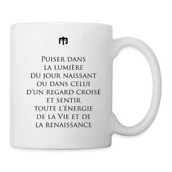 regard - Mug blanc - blanc - Droite