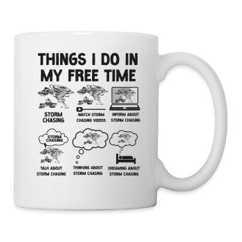 Storm Chaser Hurricane Meteorology - Tasse - Weiß - Rechts