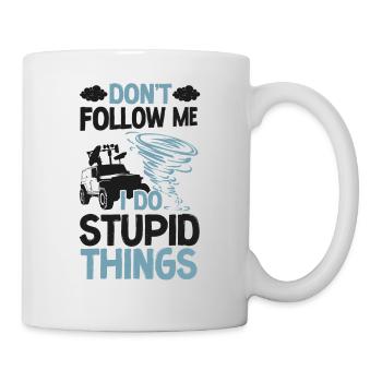 Storm Chaser Hurricane Meteorology - Tasse - Weiß - Rechts