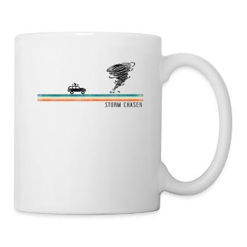 Storm Chaser Hurricane Meteorology - Tasse - Weiß - Rechts