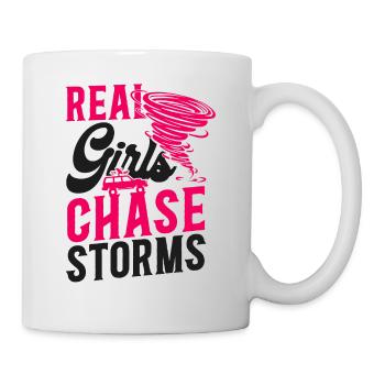 Storm Chaser Hurricane Meteorology - Tasse - Weiß - Rechts