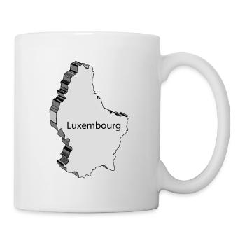 Luxembourg 3D Map - Mug - white - Right
