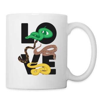 Snake Serpent Love - Mug - white - Right