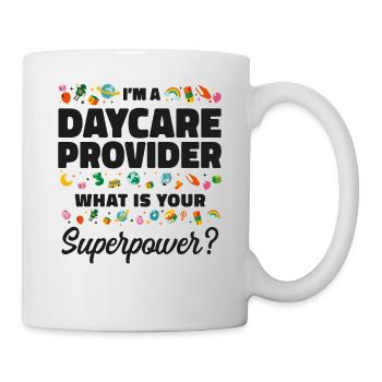 Fournisseur de services de garde d’enfants Enseignant - Mug blanc - blanc - Droite