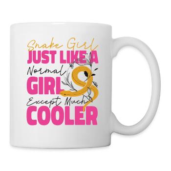 Serpent Serpent Serpent Fille Tout comme - Mug blanc - blanc - Droite
