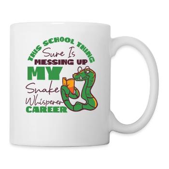 Snake Serpent This School Thing - Mug - white - Right