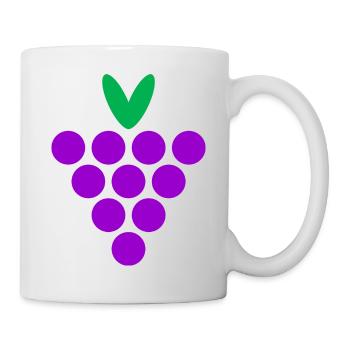 Wein - Tasse - Weiß - Rechts
