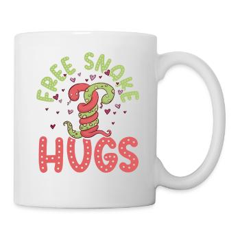 Snake Serpent Free Snake Hugs - Tasse - Weiß - Rechts