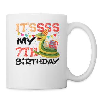 Snake Serpent It'ssss My 7th - Tasse - Weiß - Rechts