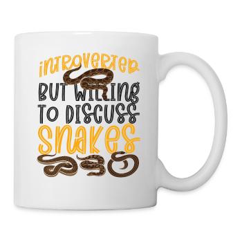 Snake Serpent Introverted But - Tasse - Weiß - Rechts