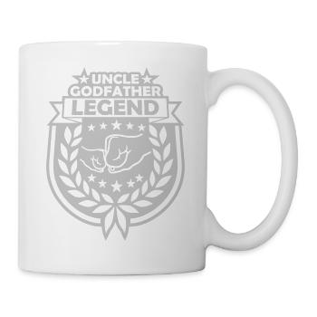 Uncle Godfather Legend Zitat - Tasse - Weiß - Rechts