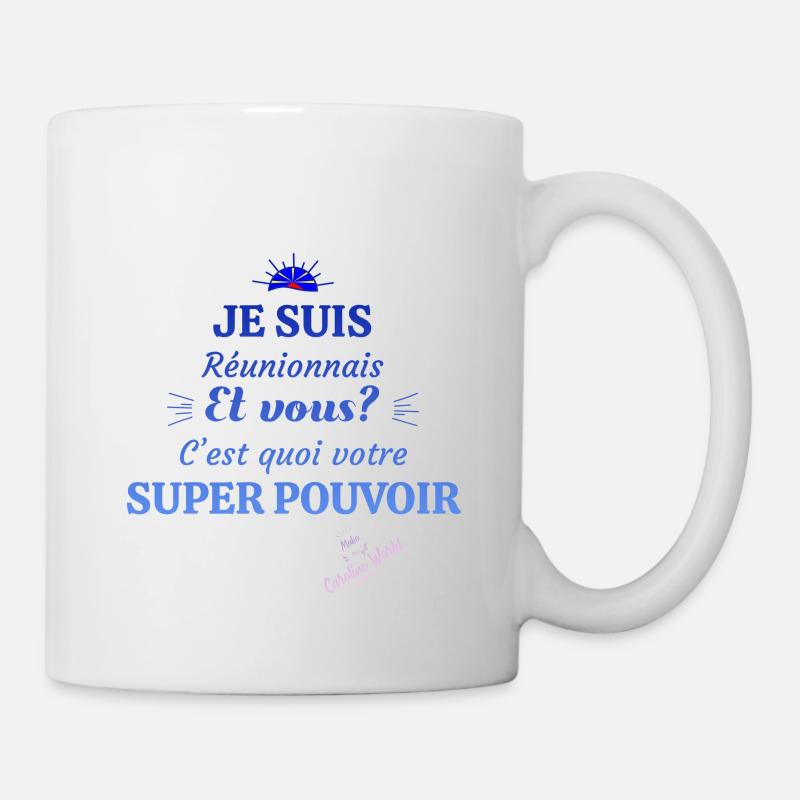 Super pouvoir 974 - Mug blanc - blanc
