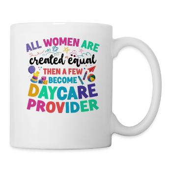 Childcare Daycare Provider Teacher - Tasse - Weiß - Rechts