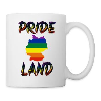 queer Pride Schwul queer Liebe Lesbisch bi mann - Tasse - Weiß - Rechts