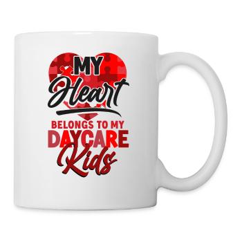 Fournisseur de services de garde d’enfants Enseignant - Mug blanc - blanc - Droite