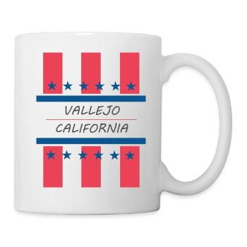 Vallejo Kalifornien - Tasse - Weiß - Rechts