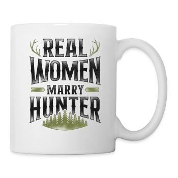 Buck Deer Hunting Hunter Marriage - Mug - white - Right