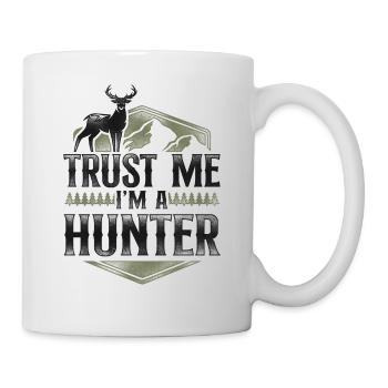 Buck Deer Hunting Hunter Vintage - Mug - white - Right