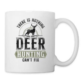 Buck Deer Hunting Hunter Vintage - Mug - white - Right
