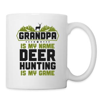 Buck Deer Hunting Hunter - Tasse - Weiß - Rechts