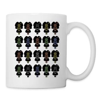 Alsatian Multicolored 100% - Mug - white - Right