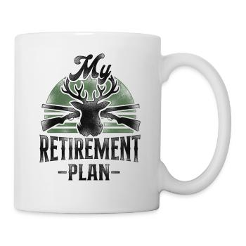 Chasseur de cerfs à la retraite - Mug blanc - blanc - Droite
