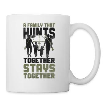 Famille de chasseurs de cerfs Buck - Mug blanc - blanc - Droite
