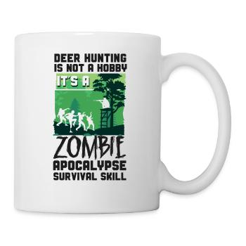 Chasseur de cerfs Buck Zombie - Mug blanc - blanc - Droite