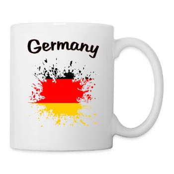 Germany Kleks Deutschland - Tasse - Weiß - Rechts