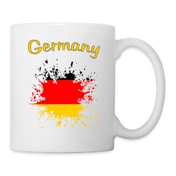Germany Deutschland - Tasse - Weiß - Rechts