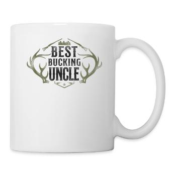 Buck Deer Hunting Hunter Uncle - Mug - white - Right