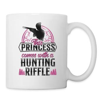 Buck Deer Hunting Hunter Girl - Mug - white - Right