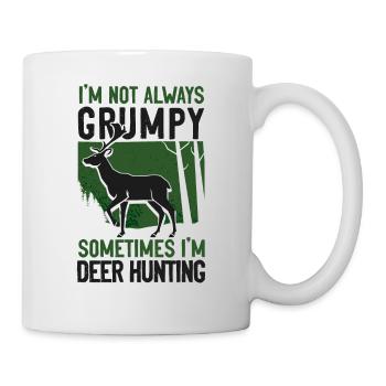 Buck Deer Hunting Hunter Dad - Mug - white - Right