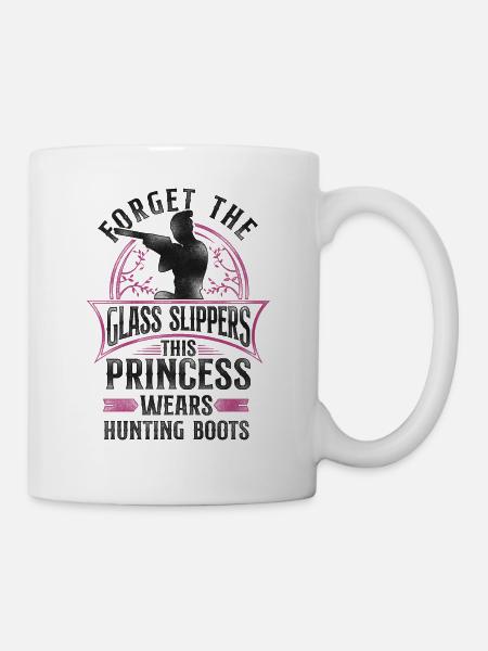 Buck Deer Chasse Hunter Girl - Mug blanc - blanc